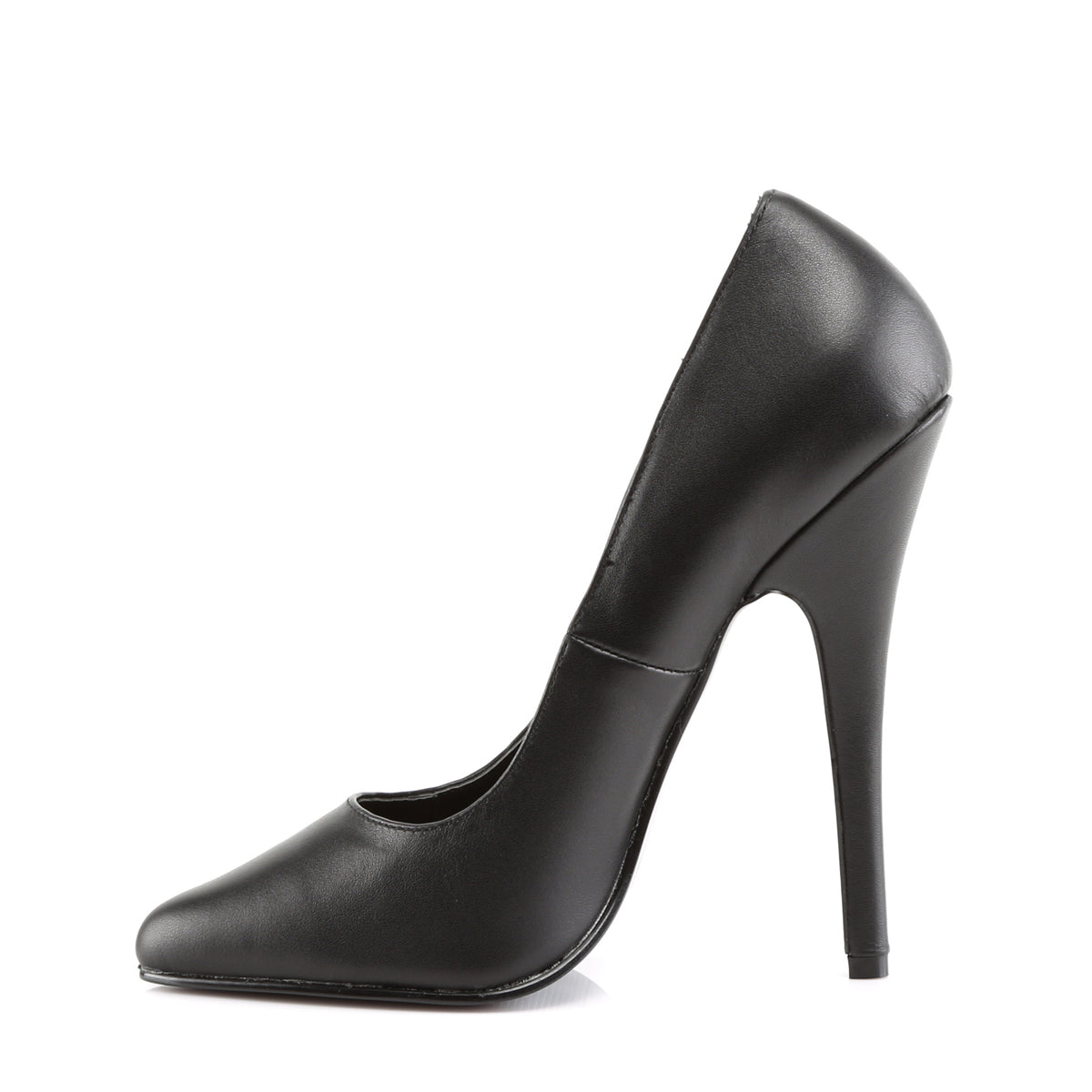 DOMINA 420 Devious 6 Inch Heel Black Leather Erotic Shoes Devious Heels Pole Dance Heels