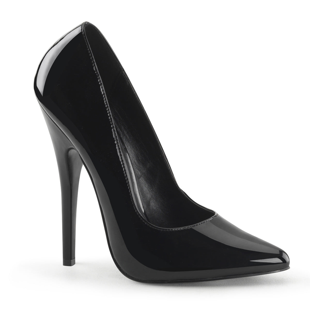 DOMINA-420 Devious 6 Inch Heel Black Patent Erotic Shoes