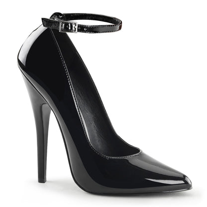 Domina-431 Dovious 6-дюймовый каблук черный патент эротическая обувь
