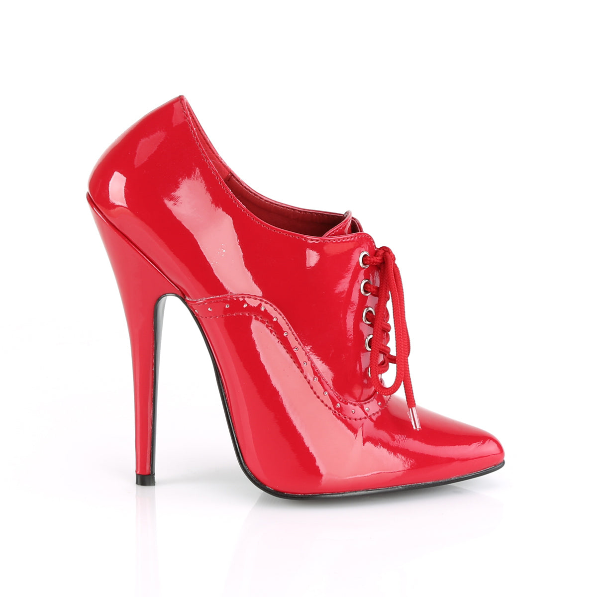 DOMINA 460 Devious Fetish Footwear 6 Inch Heel Red Shoes Devious Heels Fetish Heels