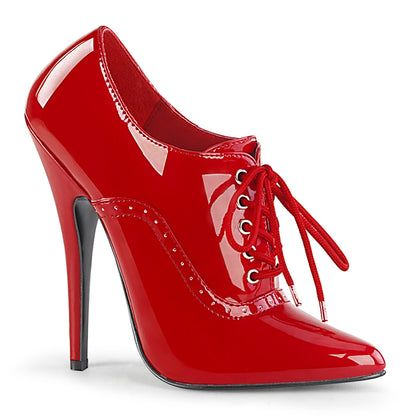 DOMINA-460 Devious Fetish Footwear 6 Inch Heel Red Shoes