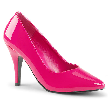 DREAM-420 Large Size Ladies Shoes 4" Heel Hot Pink Patent Fetish Footwear