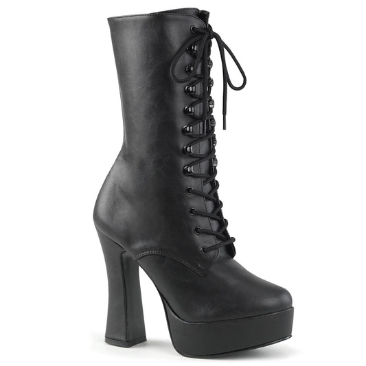 ELECTRA-1020 Pleaser 5 Inch Heel Black Pole Dancer Platforms-Pleaser- Sexy Shoes