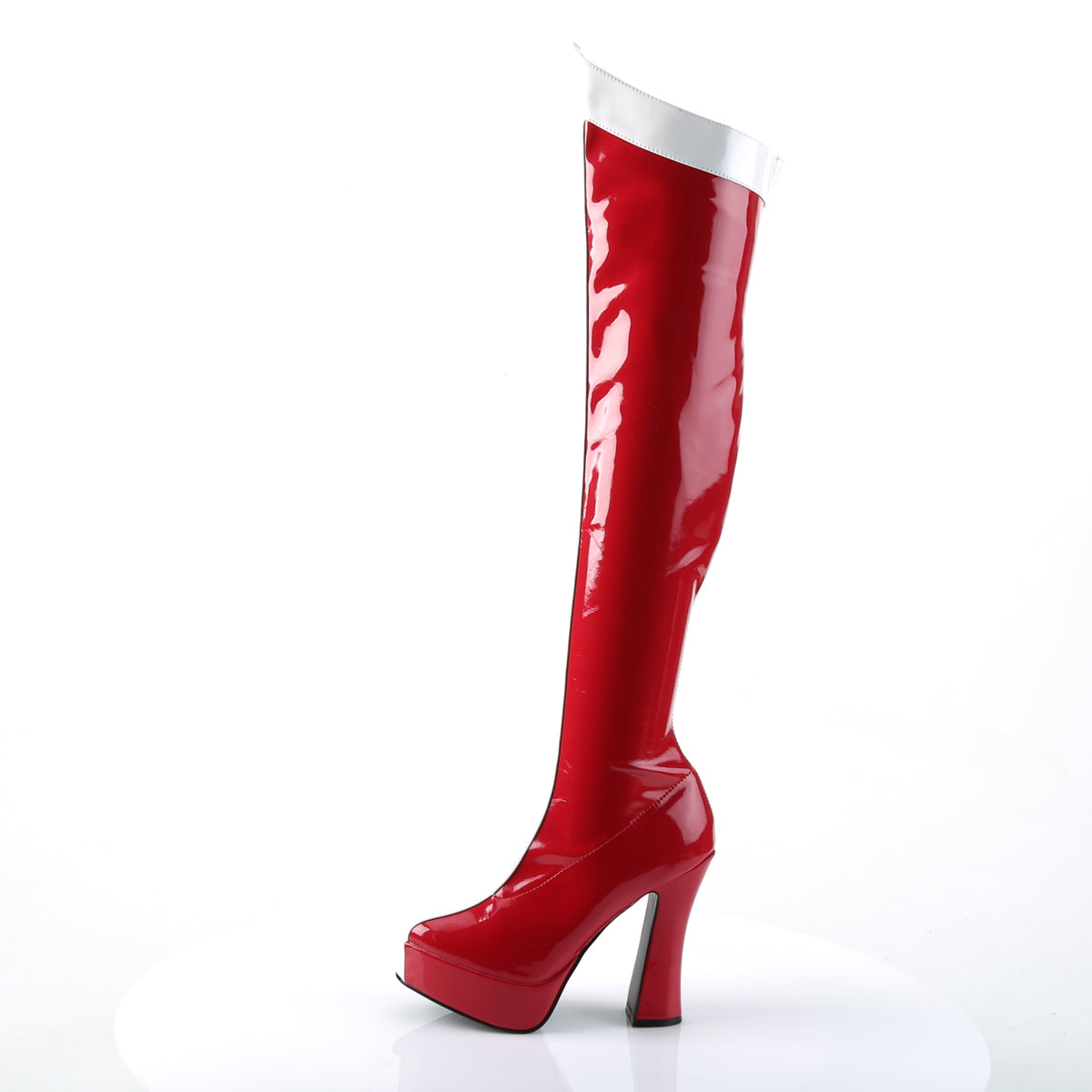 ELECTRA-2090 Funtasma 5 Inch Heel Red Women's Boots Funtasma Costume Shoes 