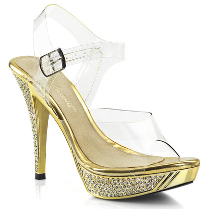 Elegant-408 Posando Posando Concurso Tacón Claro Oro Zapatos Sexy