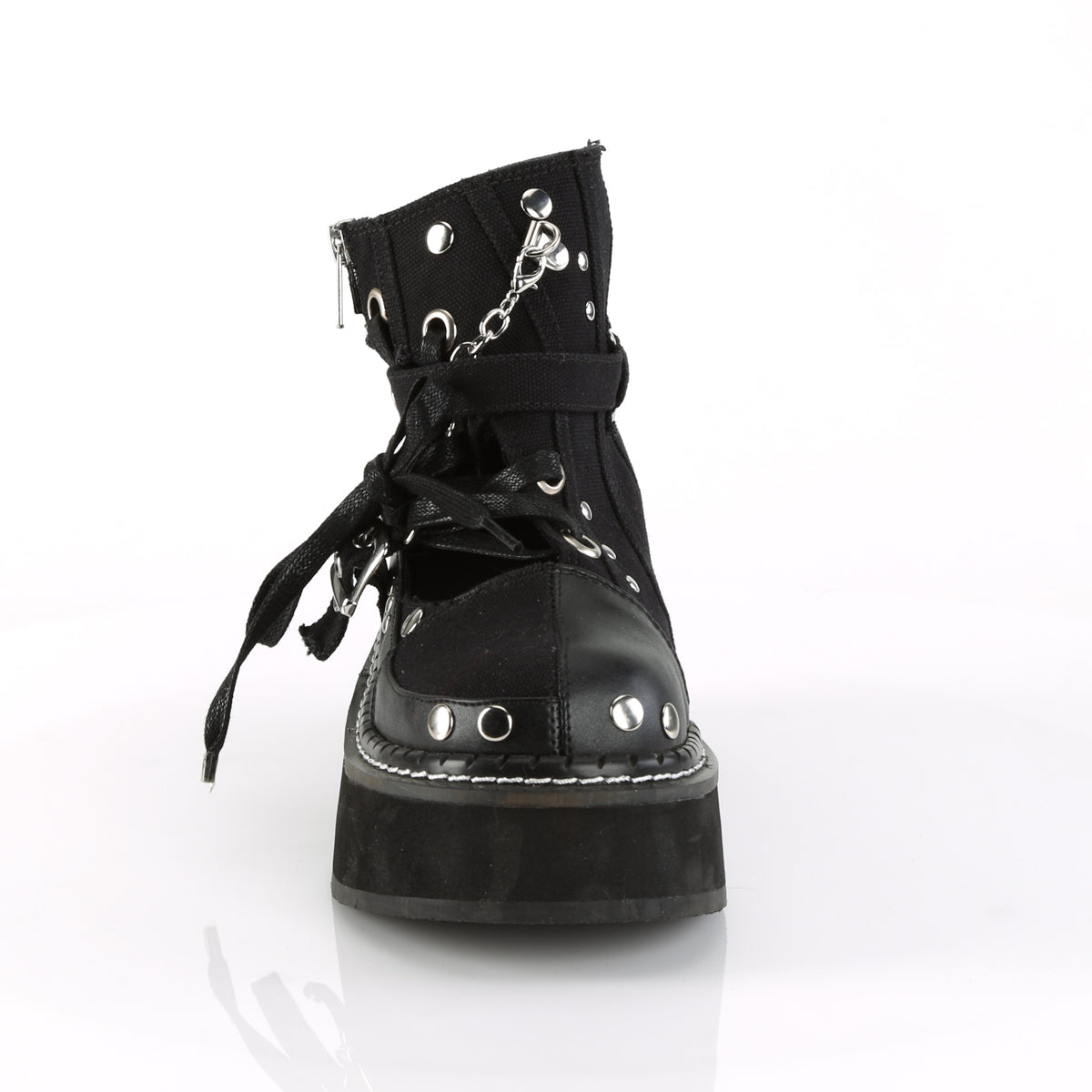 EMILY-317 Demoniacult Alternative Footwear Women's Ankle Boots