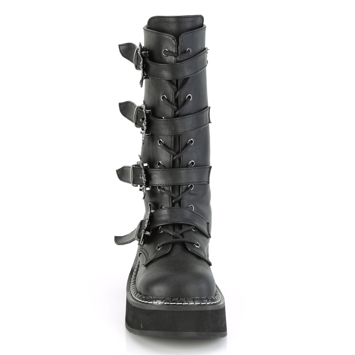 emily 322 demonia footwear womens knee highs vegan