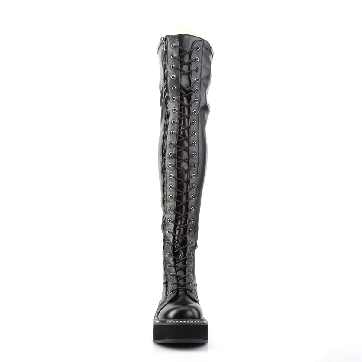 emily 375 demonia footwear womens over the knee boots