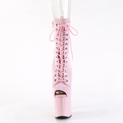 ENCHANT-1041 Pleaser Open Toe Baby Pink Pole Dancing Boots