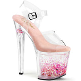 ENCHANT-708AQUA-03 Pleaser Pink 8 Inch Heel Pole Dancing Shoes