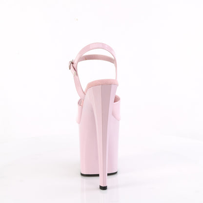 ENCHANT-709 Pleaser 7 Inch Heel Baby Pink Platforms Sandals (Exotic Dancing)