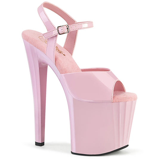 ENCHANT-709 Pleaser 7 Inch Heel Baby Pink Platforms Sandals (Exotic Dancing)