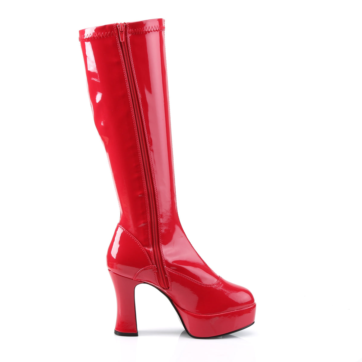 EXOTICA-2000 Funtasma 4 Inch Heel Red Women's Boots Funtasma Costume Shoes Fancy Dress
