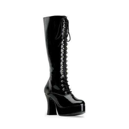 Exotica-2020 Funtasma 4 inch Heel Black Patent Dameslaarzen