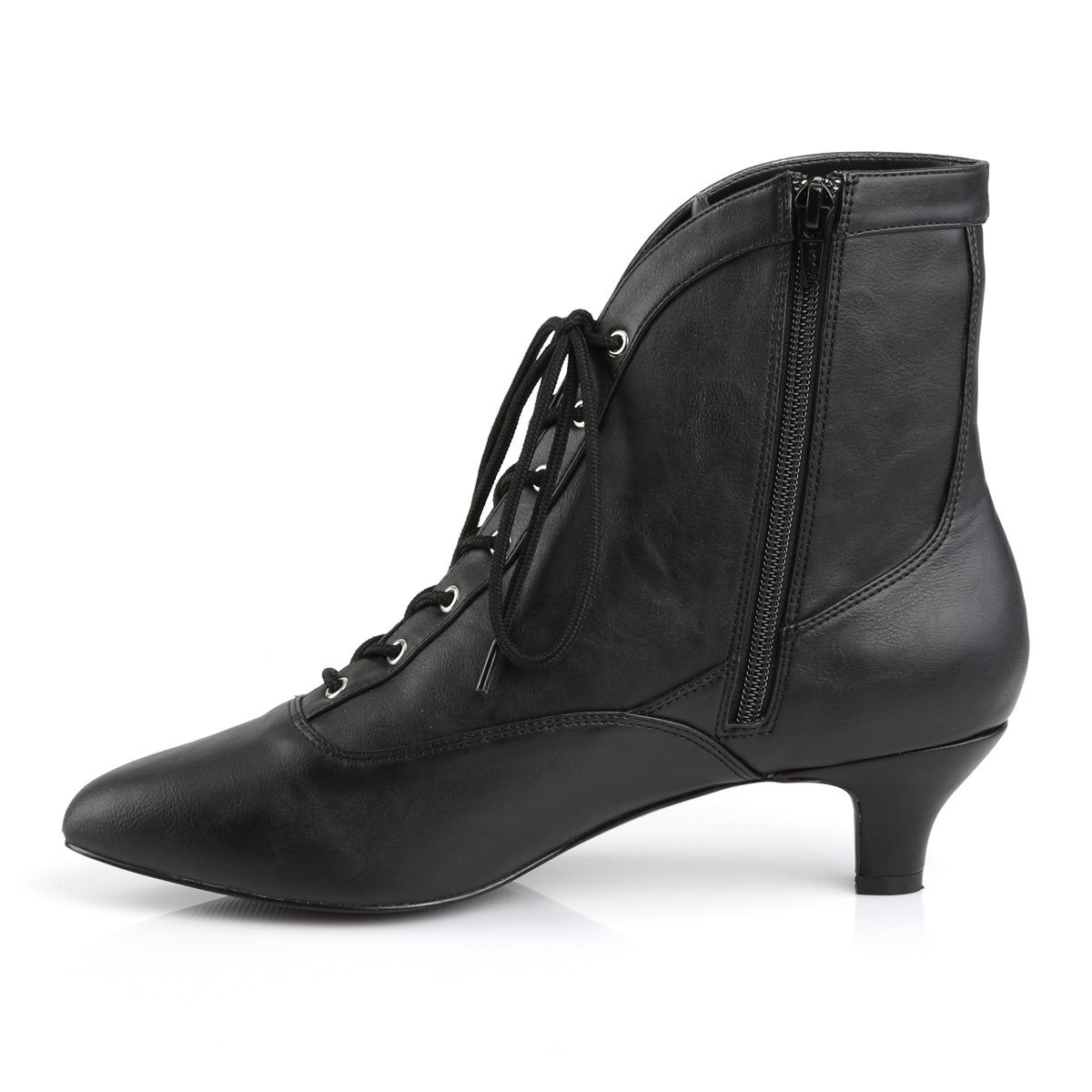 FAB-1005 Pleaser Pink Label 2 Inch Heel Black Fetish Shoes-Pleaser Pink Label- High Heels for Men
