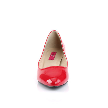 FAB-420 Pleaser Pink Label 2 Inch Heel Red Fetish Footwear-Pleaser Pink Label- Drag Queen Shoes