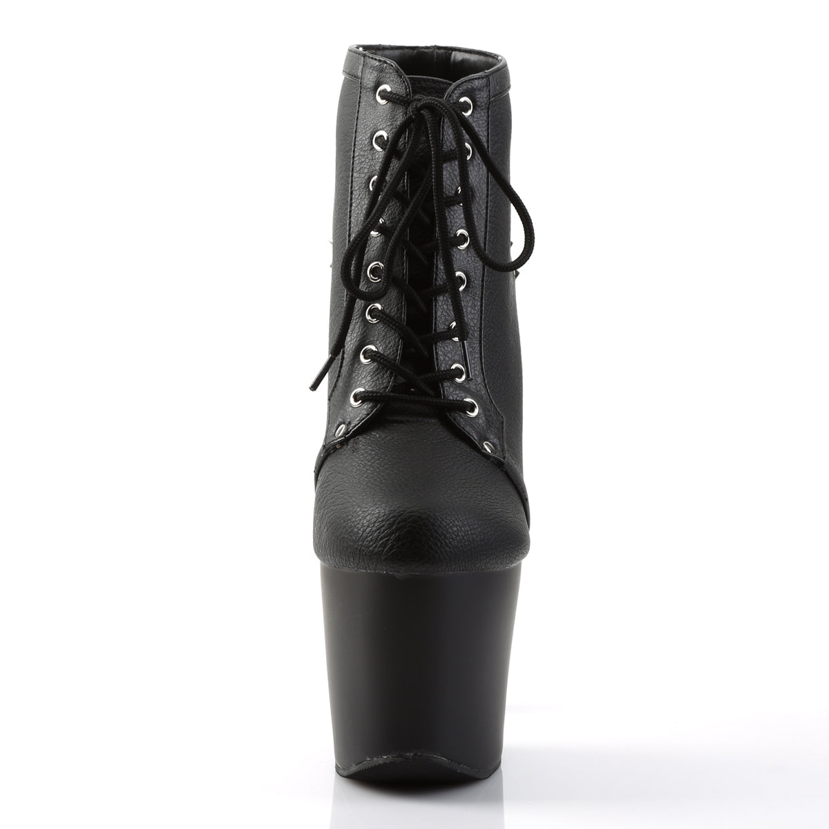 FEARLESS-700-28 Pleaser 7 Inch Heel Black Pole Dance Shoes-Pleaser- Sexy Shoes Alternative Footwear