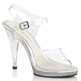 Clear 4.5 Inch Posing Shoes -  Fabulicious FLAIR-408MG