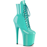 FLAMINGO-1020 Aqua Pleaser Pole Dancing Ankle Boots