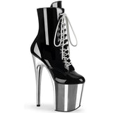 FLAMINGO-1020 8 Inch Chrome Pole Dancing Shoes