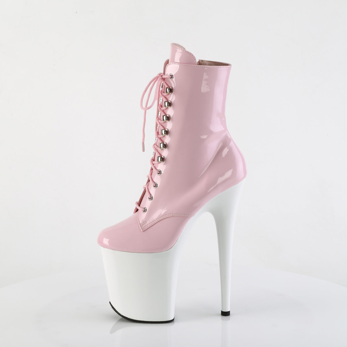 FLAMINGO-1020 Pleaser Ankle Boots B. Pink Platforms (Exotic Dancing)