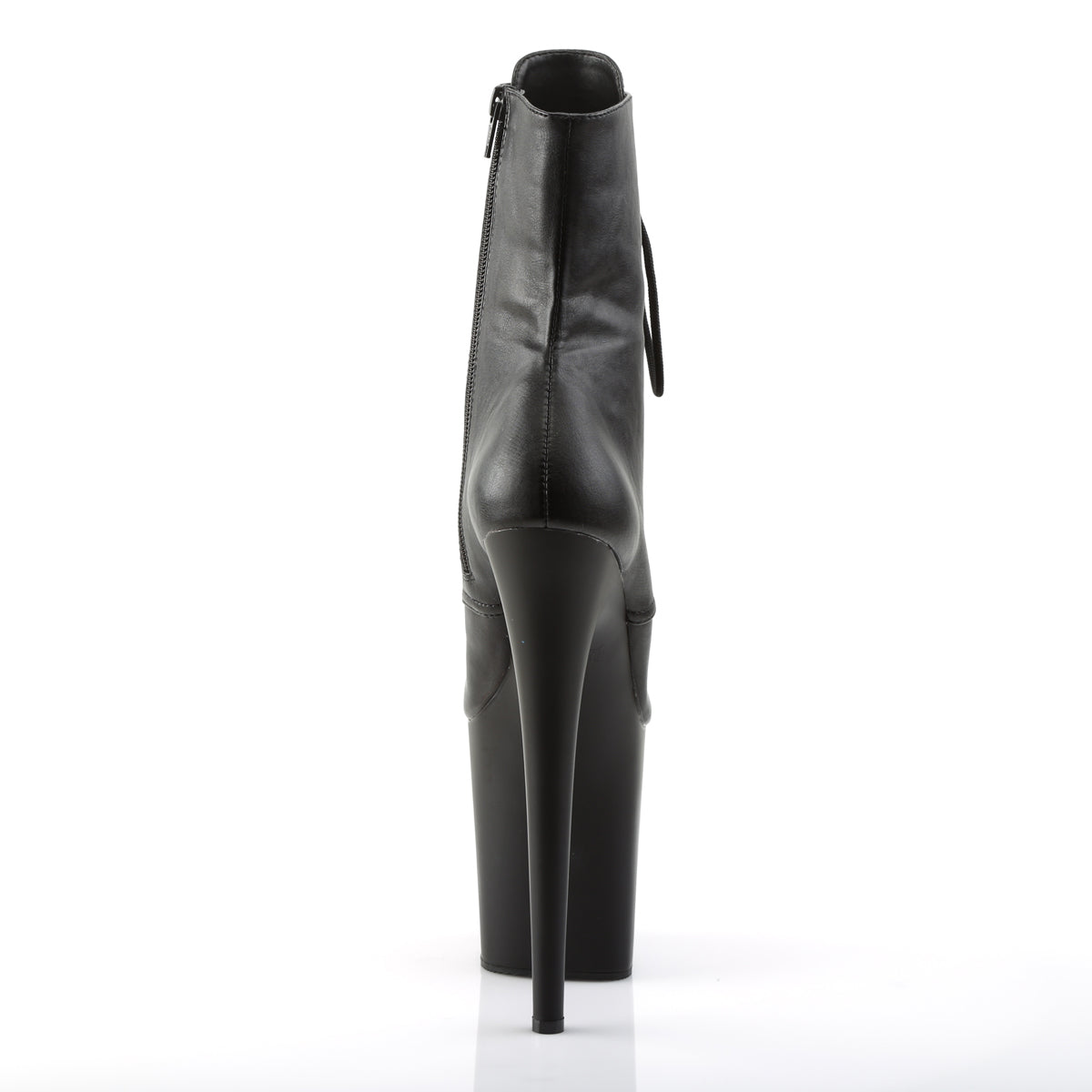 FLAMINGO-1020 Pleaser 8 Inch Heel Black Pole Dancer Platform-Pleaser- Sexy Shoes Fetish Footwear