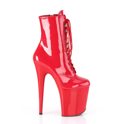 FLAMINGO-1020 Pleaser 8 Inch Heel Red Pole Dancing Platforms-Pleaser- Sexy Shoes Fetish Heels