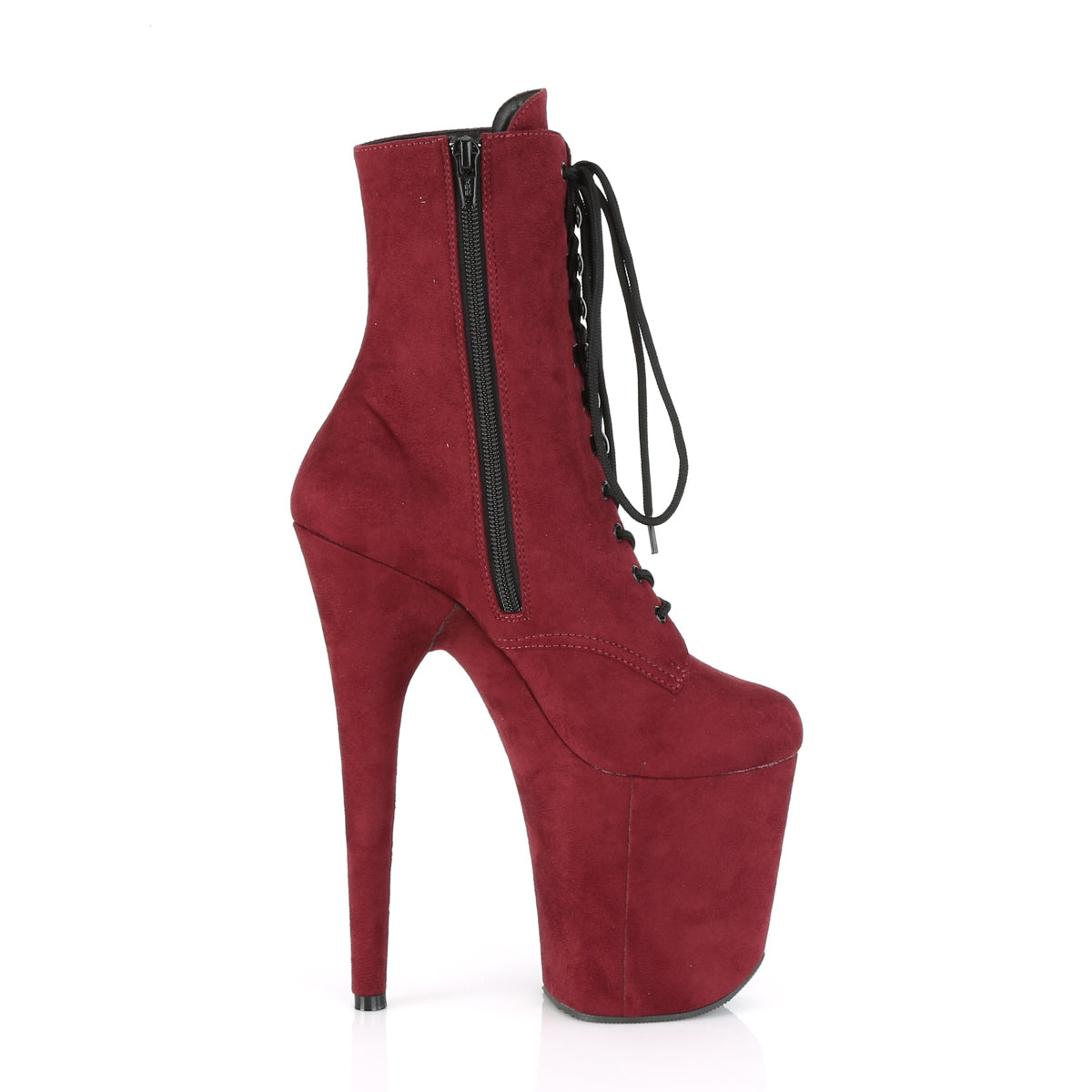 flamingo-1020fs-fetish-pleaser-lace-up-sexy-8-inch-heel-faux-suede-ankle-boots-burgundy