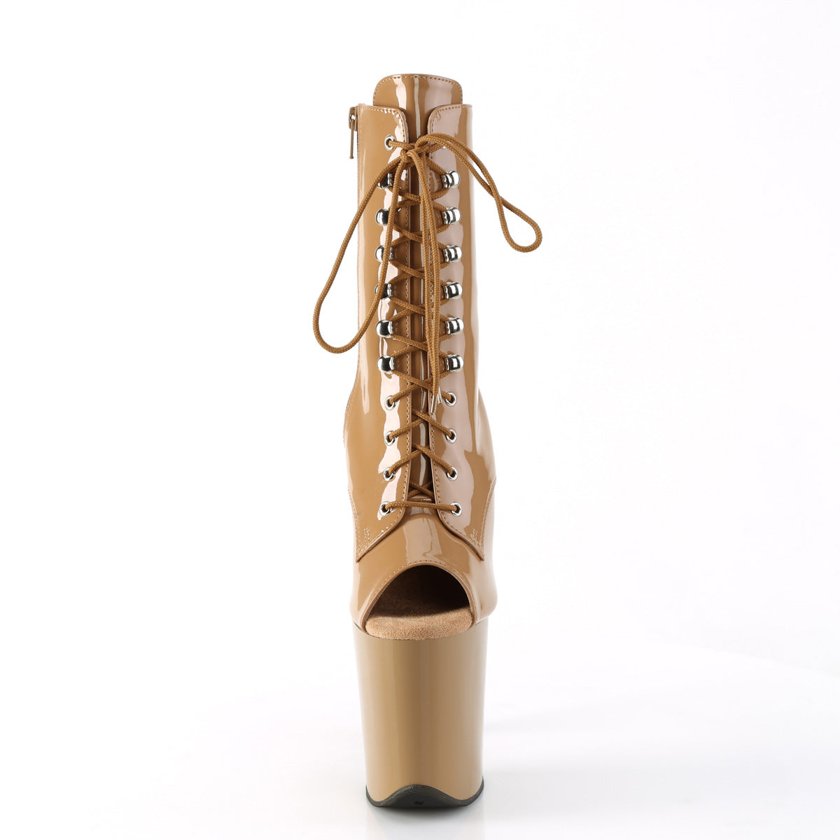 flamingo 1021 pleaser toffee patent toffee shoes