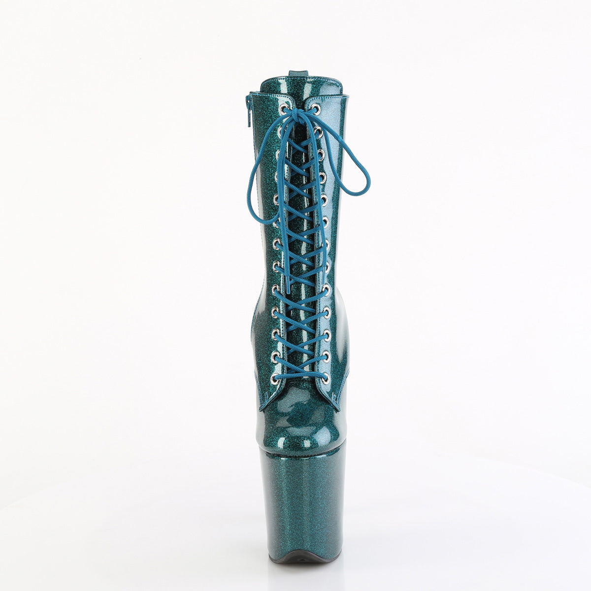 flamingo 1040gp pleaser sexy footwear teal glitter pat m