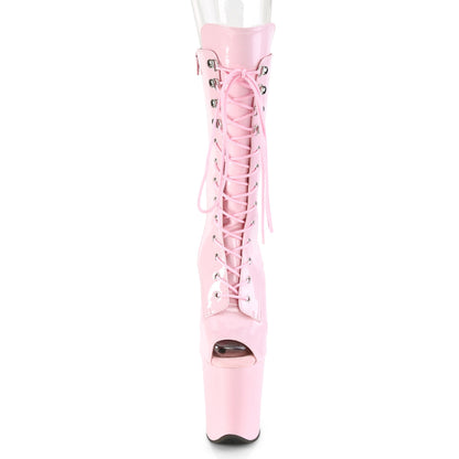 FLAMINGO-1051 8" Heel Baby Pink Pole Dancing -Pleaser- Sexy Shoes Alternative Footwear
