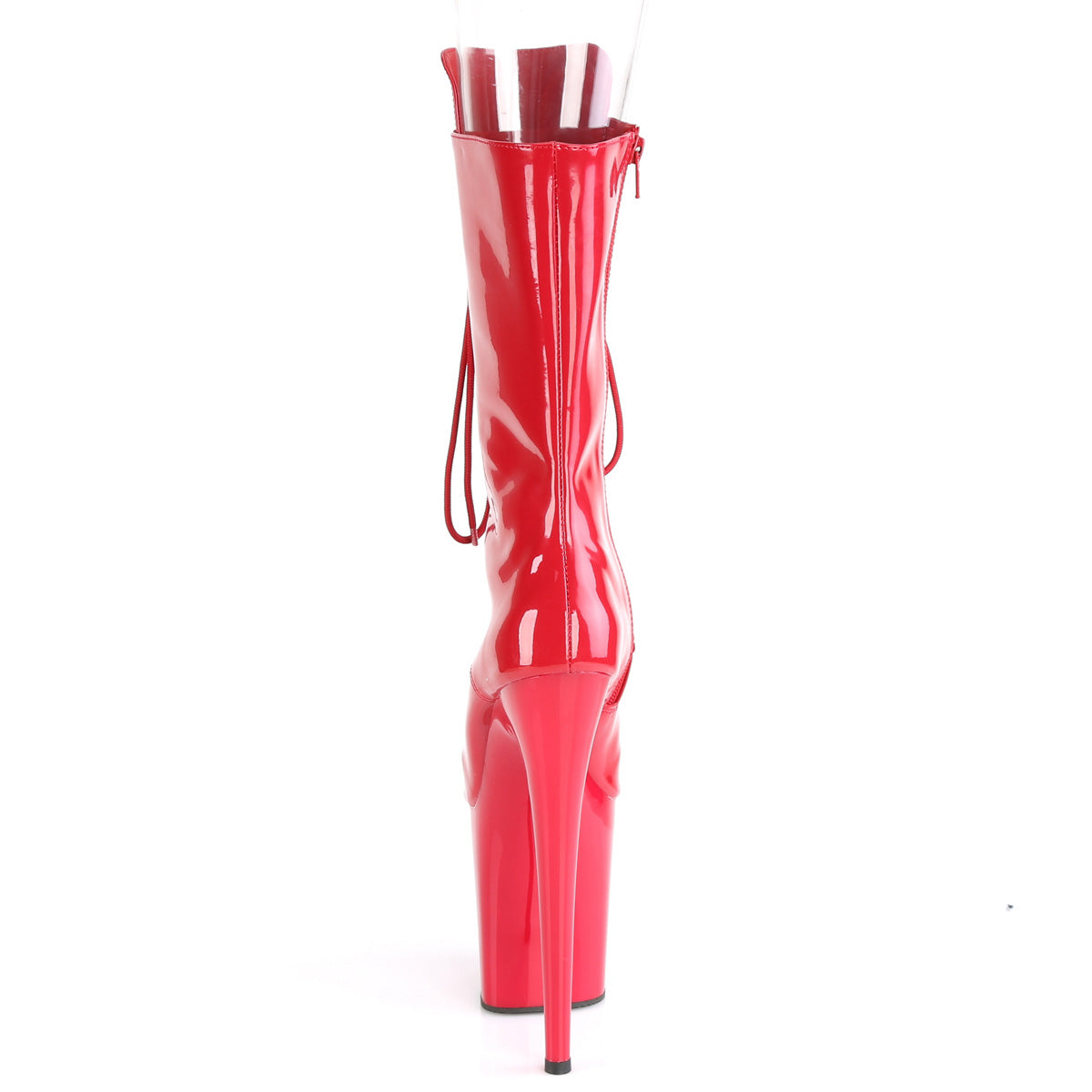 FLAMINGO-1051 Pleaser 8 Inch Heel Red Pole Dancing -Pleaser- Sexy Shoes Fetish Footwear