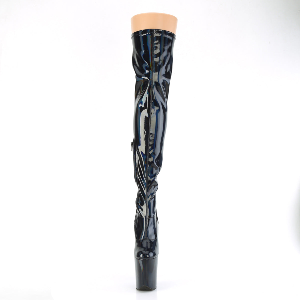 flamingo 3000hwr pleaser sexy footwear blk str holo blk holo