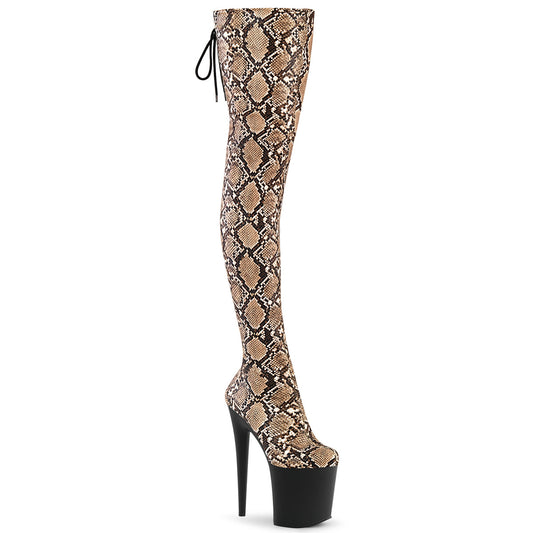FLAMINGO-3008SP-BT Pleaser Thigh High Boots Exotic Dancing