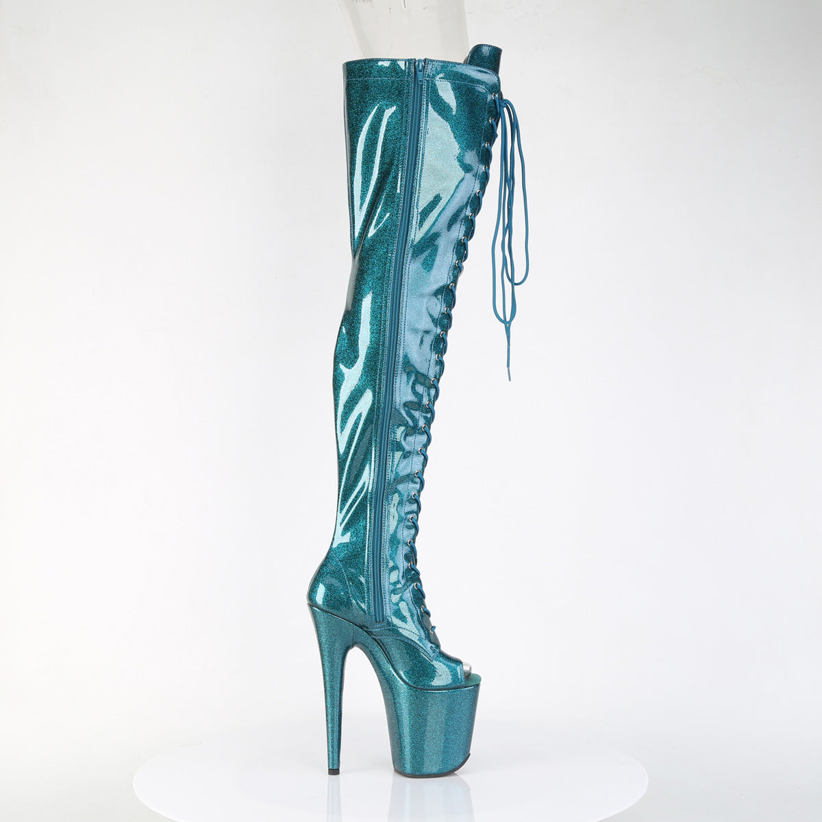 Pleaser flamingo thigh high boots shop