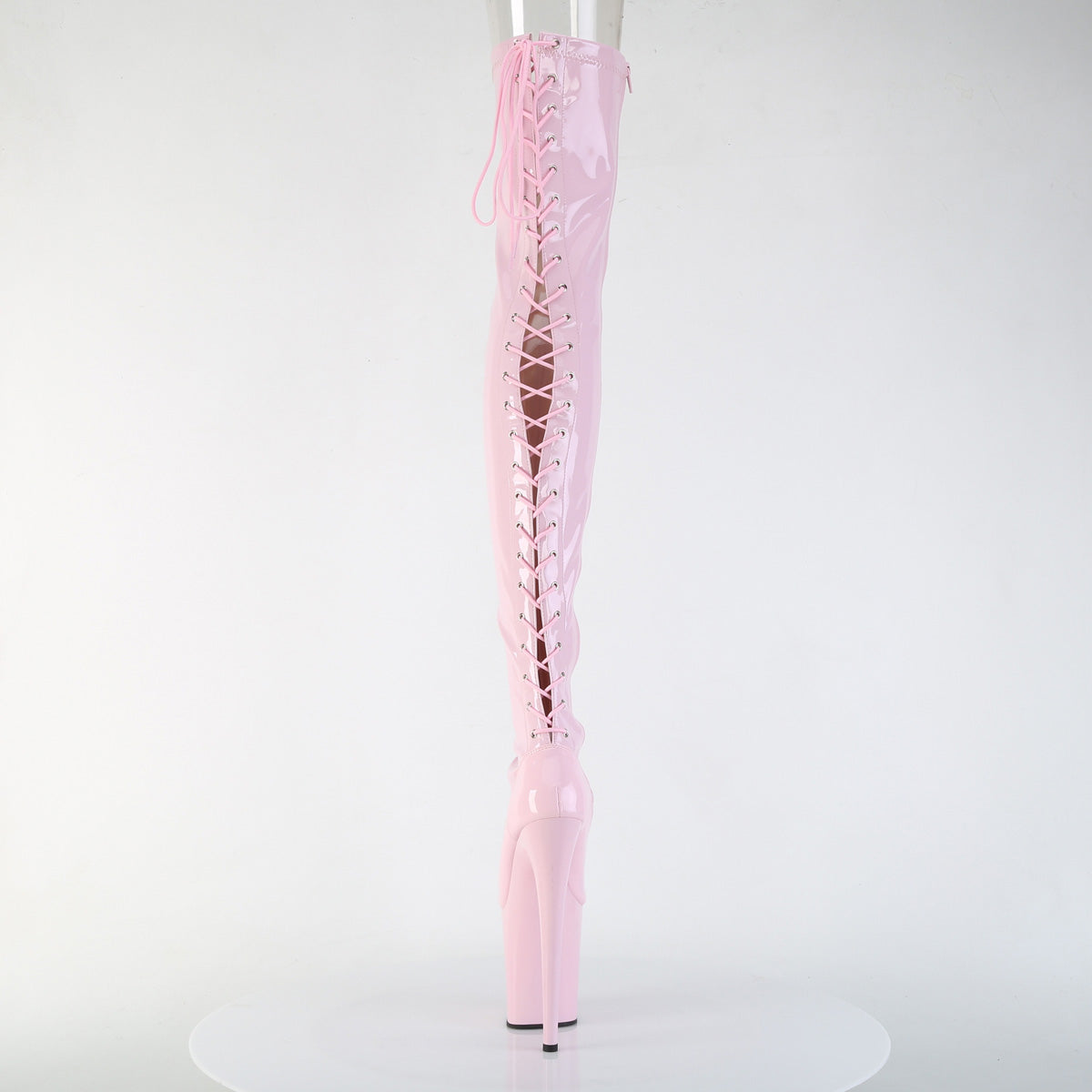 FLAMINGO-3850 Baby Pink Pleaser Pole Dancing Thigh Boots