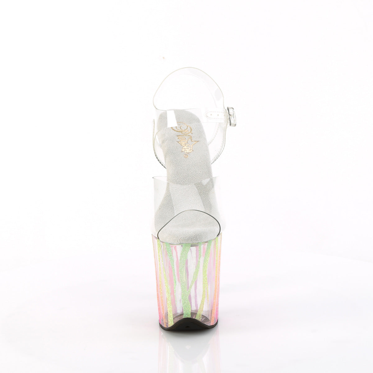 flamingo 808rg 03 pleaser sexy footwear clr rainbow glitter