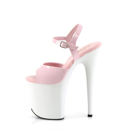 FLAMINGO-809 Pleaser 8" Heel Baby Pink Patent Exotic Dancing High Heels