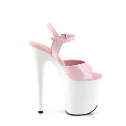 FLAMINGO-809 Pleaser 8" Heel Baby Pink Patent Exotic Dancing High Heels