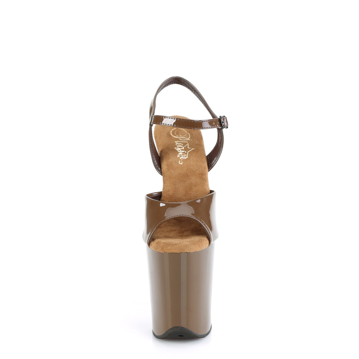 flamingo 809 pleaser mocha patent mocha shoes