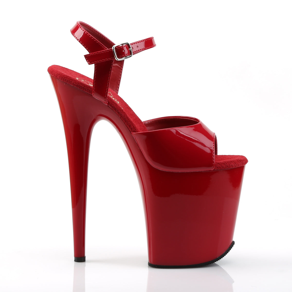 FLAMINGO-809 Pleaser 8 Inch Heel Red Pole Dancing Platforms-Pleaser- Sexy Shoes Fetish Heels