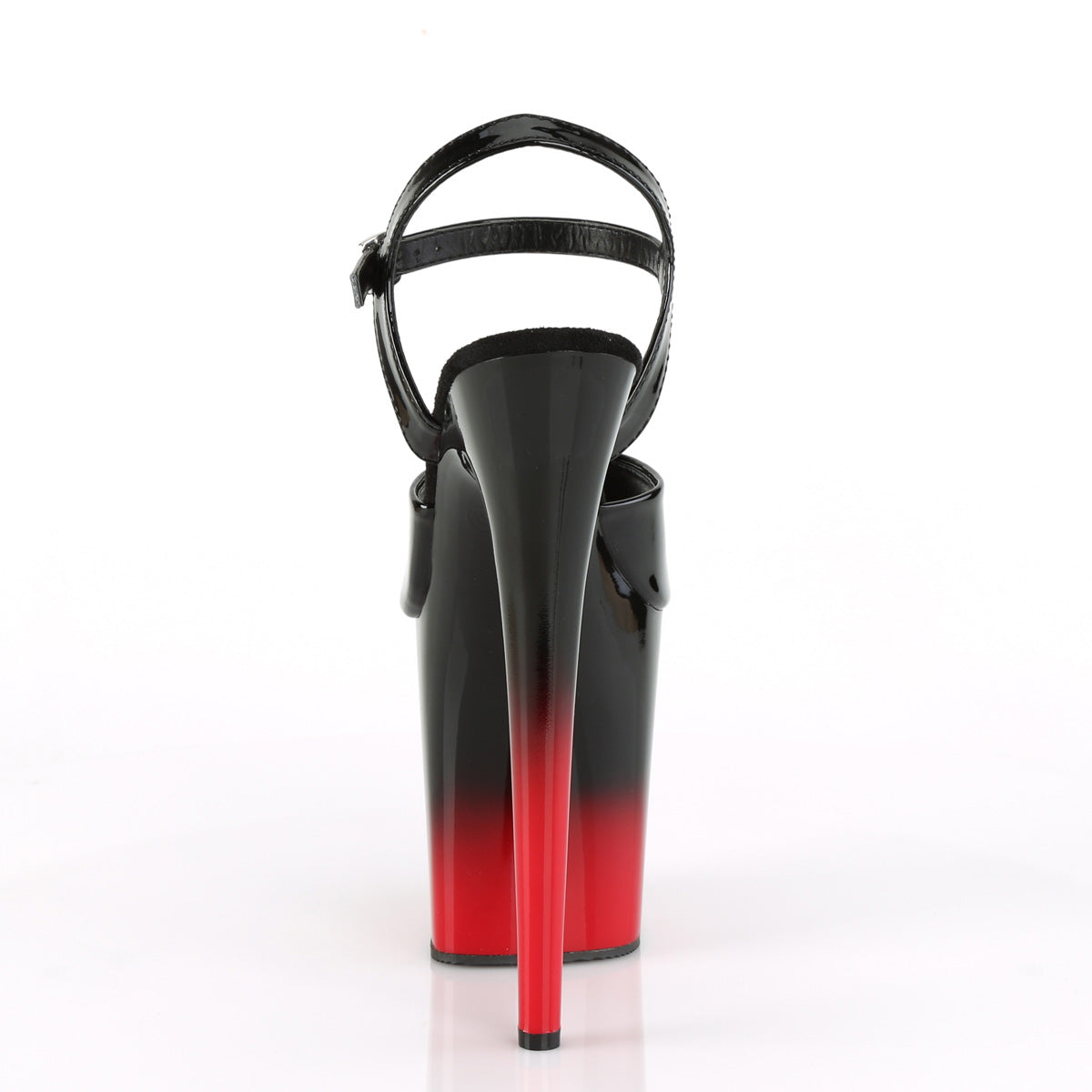 FLAMINGO-809BR-H 8" Heel Black Patent Pole Dancing Platforms-Pleaser- Sexy Shoes Fetish Footwear