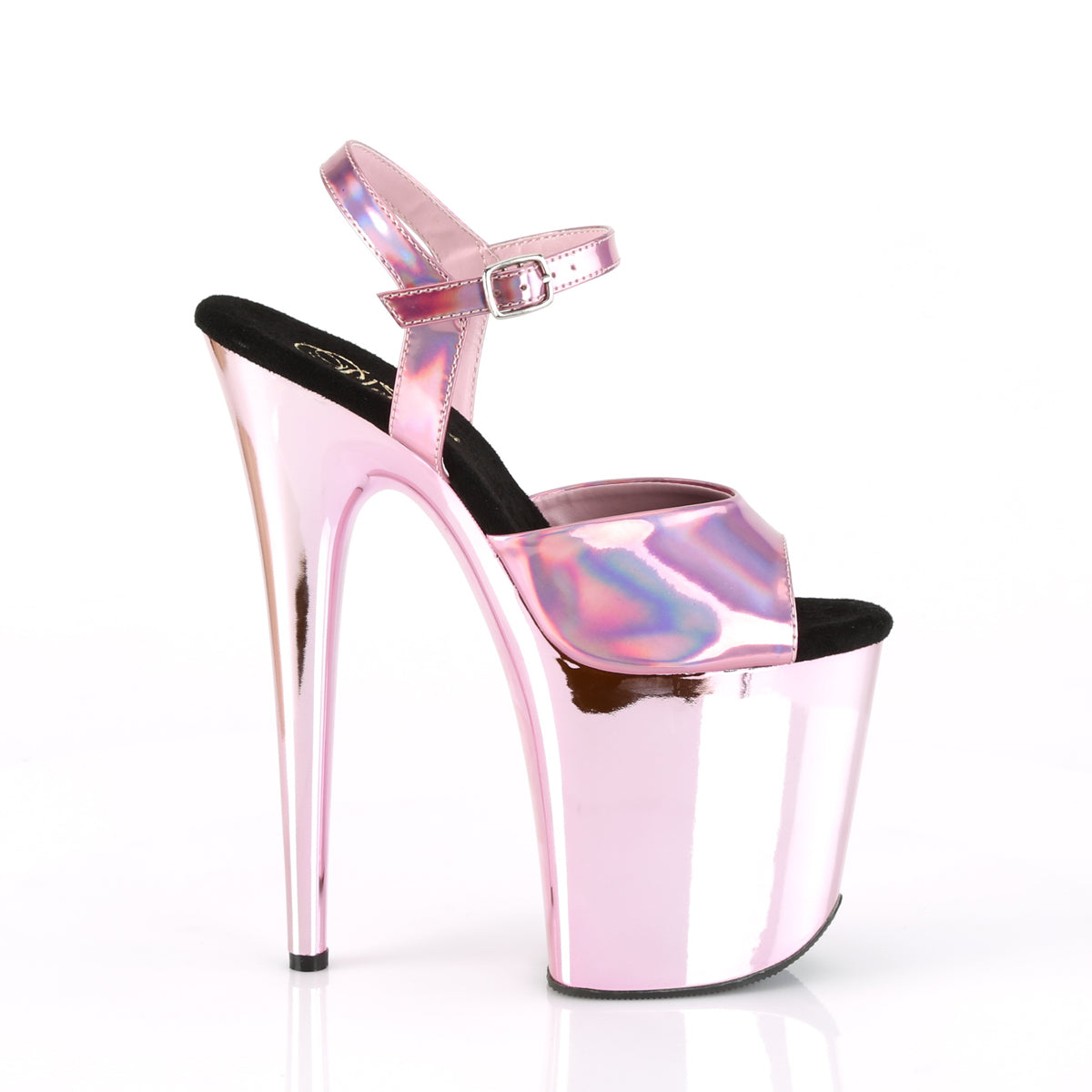 FLAMINGO-809HG 8" Heel Baby Pink Pole Dancing Platforms-Pleaser- Sexy Shoes Fetish Heels