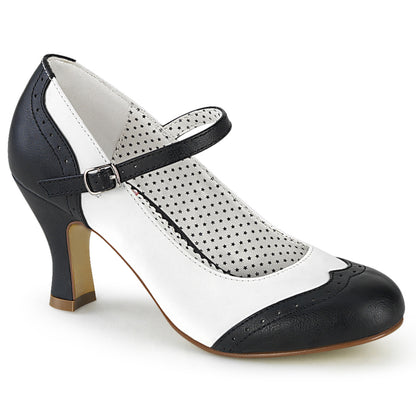 Flatper-25 Funtasma 3-дюймовый каблук черный белые женщины сексуальные туфли