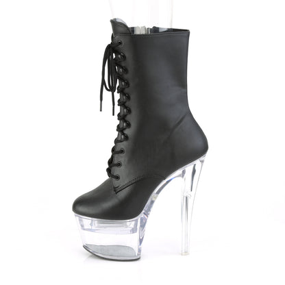 FLASHDANCE-1020-7 7" Heel Black Pole Dancing Platforms-Pleaser- Sexy Shoes Pole Dance Heels