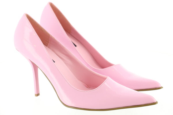 FOXY-01 Pleaser Baby Pink Patent High Heel Alternative Footwear Discontinued Sale Stock