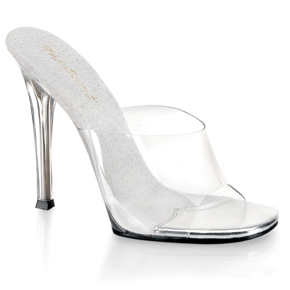 Fabulicious GALA-01 przezroczyste buty do pozowania na zawody obcas 4,5 cala