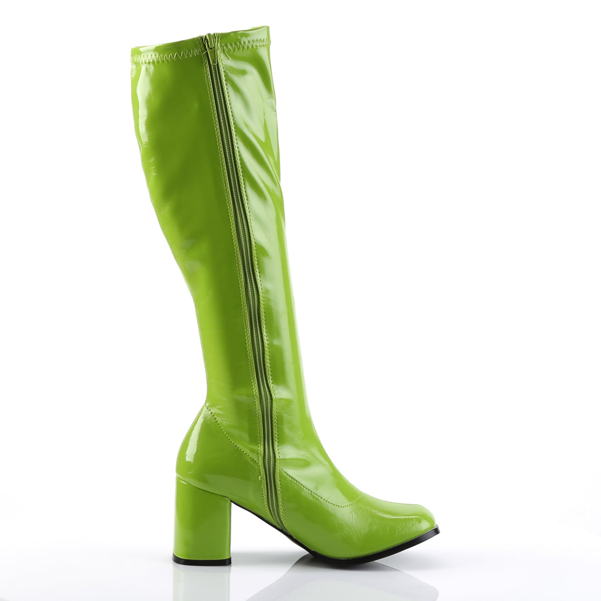 GOGO-300 3 Inch Heel Lime Green Women's Boots Funtasma Costume Shoes Fancy Dress