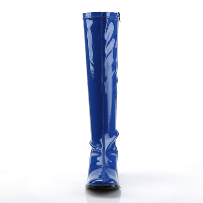 GOGO-300 3 Inch Heel Navy Blue Women's Boots Funtasma Costume Shoes Alternative Footwear