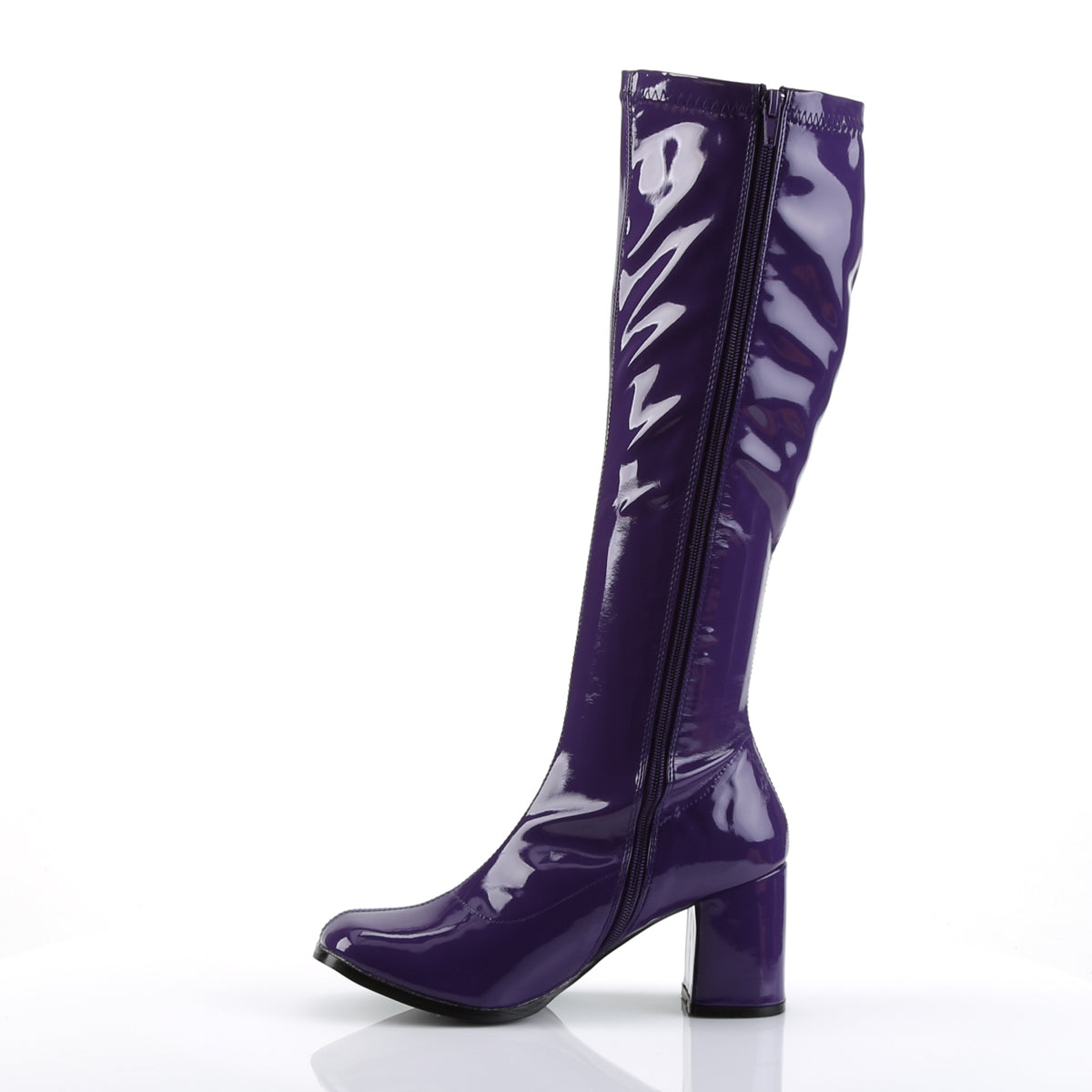 GOGO-300 3 Inch Heel Purple Women's Boots Funtasma Costume Shoes 